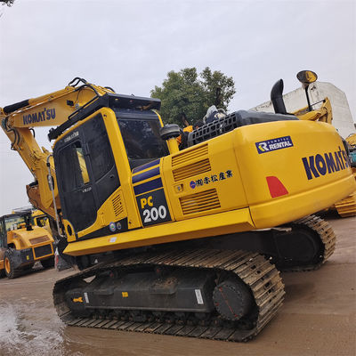 Японская подержанная 20-тонная экскаватор PC200-8 Komatsu с оригинальным гидравлическим насосом