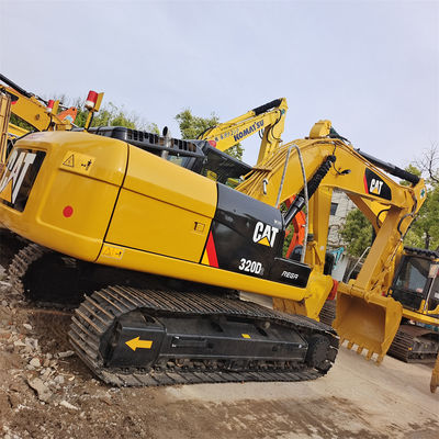 Оригинальный гидравлический цилиндр Использованные экскаваторы Caterpillar 320D для строительных проектов