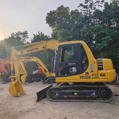 800 рабочих часов Оригинальный экскаватор Komatsu PC60-7 с оригинальным гидравлическим насосом