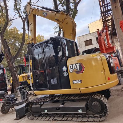 Рабочая масса 7ТОН использованная гусеница CAT 307E 307E2 экскаватор строительные машины