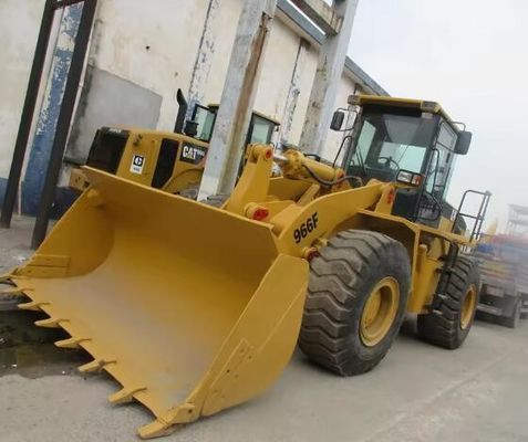 20 тонн номинальной нагрузки подержанный Caterpillar передний колесный погрузчик 966H в хорошем состоянии
