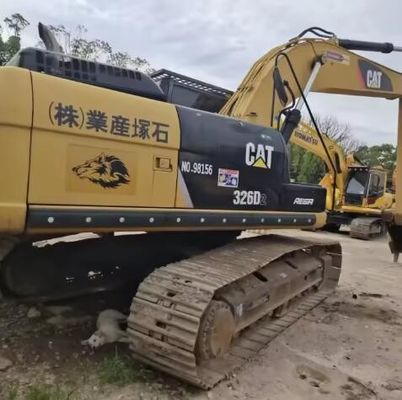 Подержанный экскаватор CAT 326d с винтом большой экскаватор Оригинальный гидравлический цилиндр