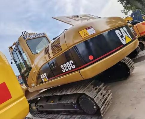 Японский эксплуатируемый экскаватор 320C оригинальный гидравлический насос и двигатель 3066