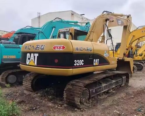Япония 320C Использованный экскаватор Caterpillar 2018 модель Отличное состояние
