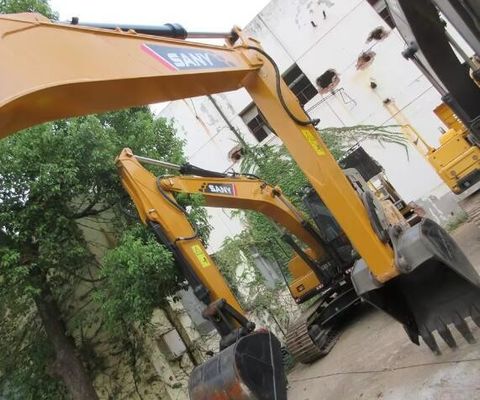 Гладкая рабочая производительность SANY SY155H экскаватор с оригинальным гидравлическим цилиндром