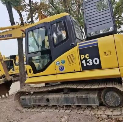 Японский мини-экскаватор Komatsu PC130-7Употребленный коммацуский трек-экскаватор PC130 4D95LE-3 Мотор