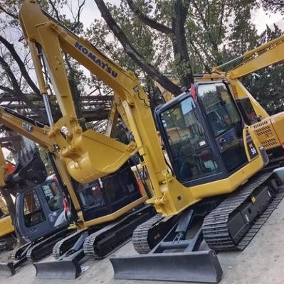 0.22CBM Купальная вместимость Оригинальный Komatsu PC56 Crawler Backhoe Excavator с гарантией