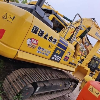 20 тонн Подержанный экскаватор Komatsu PC200-8 с оригинальным цилиндром