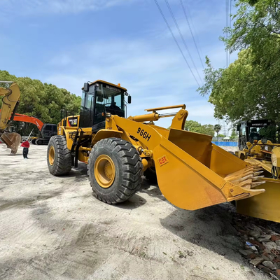 Магазины строительных материалов 92 KW Cat 966h Подержанная гусеница 966 Подержанный фронтальный погрузчик