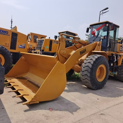 Ката 966h колесный погрузчик использованный Caterpillar 966 6тонный погрузчик в Шанхае США Сделано 99%