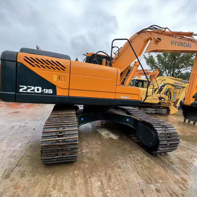 22000 кг масса машины HYUNDAI R220W-9S в Шанхае с ОРГИНАЛЬНЫМ гидравлическим цилиндром