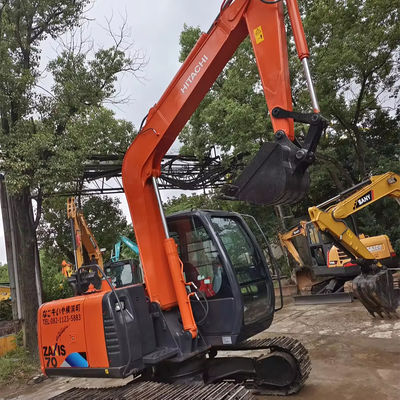 Хитачи Zx60 использованный экскаватор с двигателем 4TNV98 и оригинальным гидравлическим насосом