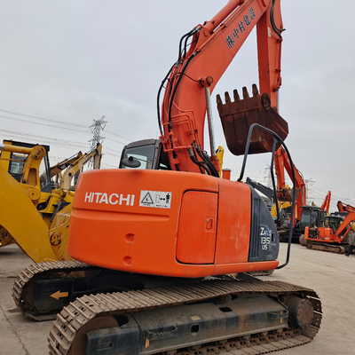 Тяжелое оборудование Использованный экскаватор Hitachi ZX135 с оригинальной краской и гидравлическим клапаном