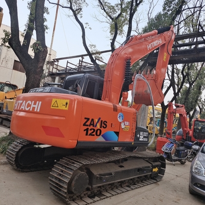 12-тонный экскаватор Hitachi Zx120 с 4000 рабочими часами и оригинальным гидравлическим цилиндром