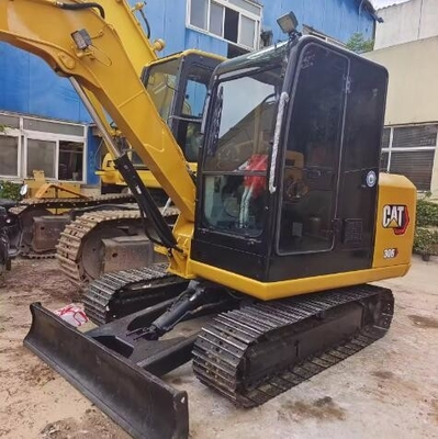 Подержанная экскаваторная машина Cat 306E2 с 1200 рабочими часами и оригинальным гидравлическим насосом