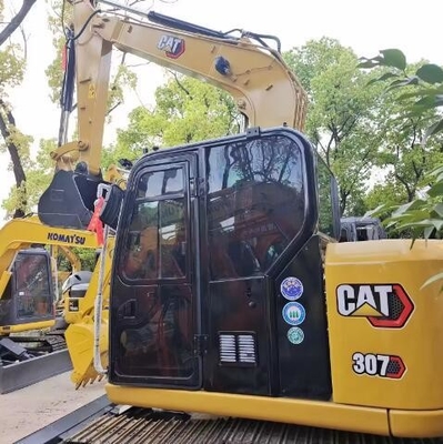 CAT 307D 307D2 307E Экскаватор с оригинальным гидравлическим насосом и клапаном в хорошем состоянии