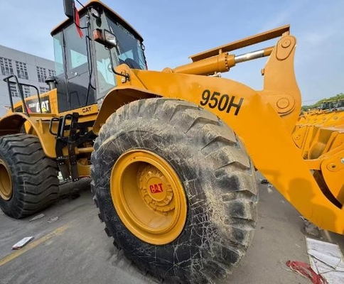92 KW передний погрузчик 950H 950 966H подержанный Caterpillar 966H колесный погрузчик с 850 рабочими часами