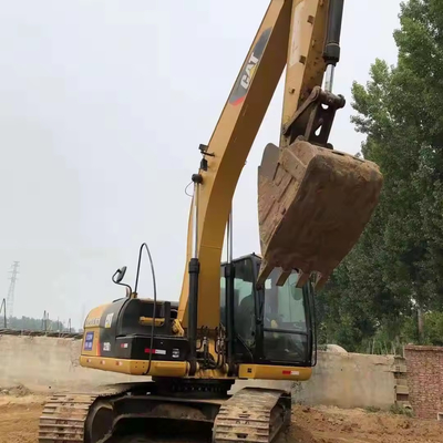 20-тонный экскаватор Caterpillar 320D используется в строительстве с 1200 рабочими часами