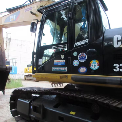 Использованный экскаватор Caterpillar 320D масса машины 35500 кг оригинальный гидравлический клапан