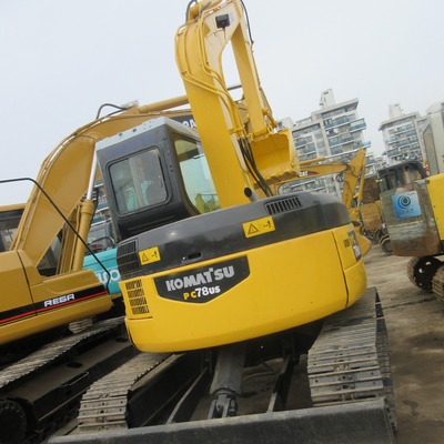Использованный экскаватор Komatsu PC78US с оригинальным гидравлическим клапаном 28,5 кВт в хорошем состоянии