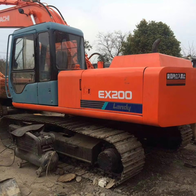 Использованный экскаватор Hitachi EX200-1 Crawler Excavator ZX200-3 ZX200-5 EX120-3 в Шанхае