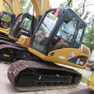 12920 KG Использованный экскаватор CAT 312D с оригинальным гидравлическим клапаном
