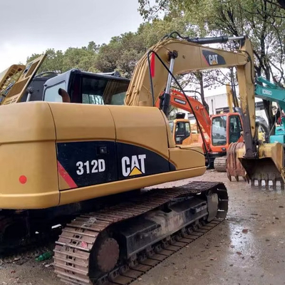 12-тонный экскаватор CAT312D с гидравлическим ползучим экскаватором с двигателем C4.2 и 1200 рабочими часами